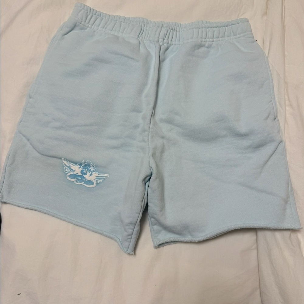 Boys Lie Blue Athletic Shorts Elastic Waist